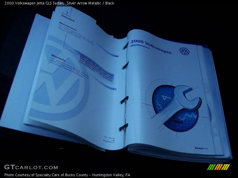 Silver Arrow Metallic / Black 2000 Volkswagen Jetta GLS Sedan