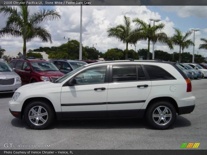 Stone White / Pastel Slate Gray 2008 Chrysler Pacifica LX