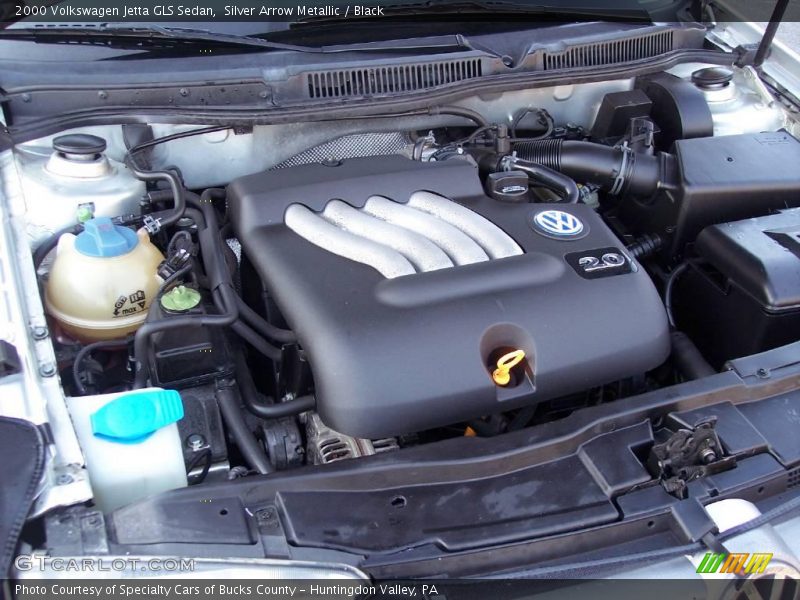 Silver Arrow Metallic / Black 2000 Volkswagen Jetta GLS Sedan