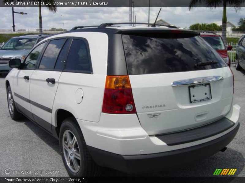 Stone White / Pastel Slate Gray 2008 Chrysler Pacifica LX
