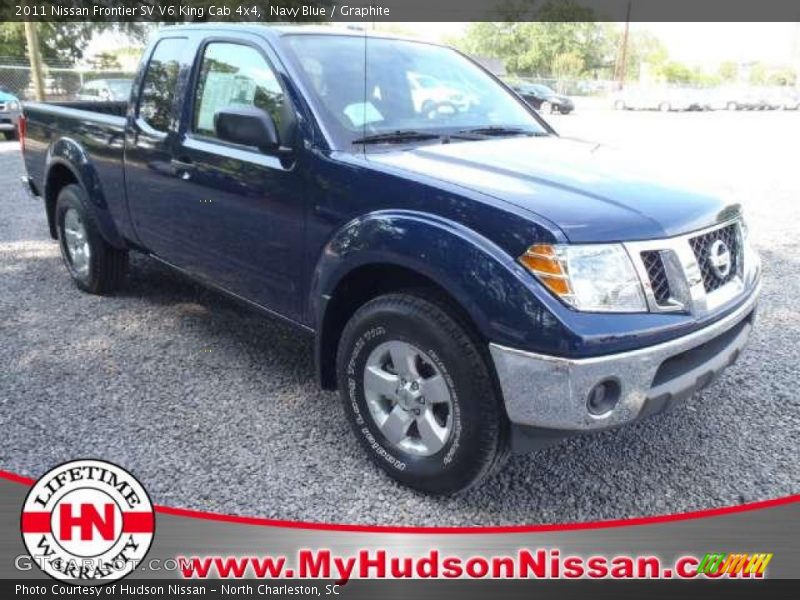 Navy Blue / Graphite 2011 Nissan Frontier SV V6 King Cab 4x4