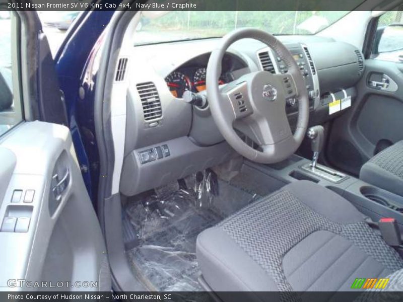 Navy Blue / Graphite 2011 Nissan Frontier SV V6 King Cab 4x4