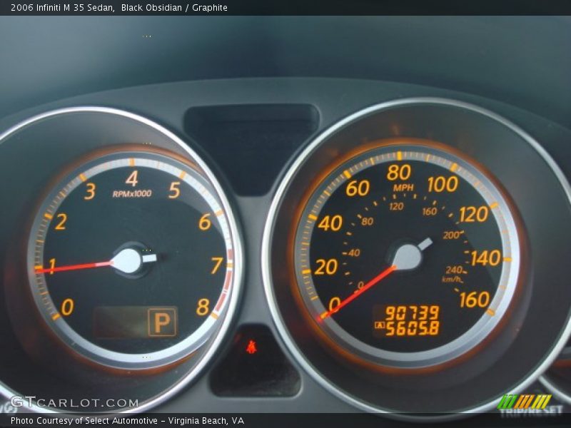 Black Obsidian / Graphite 2006 Infiniti M 35 Sedan