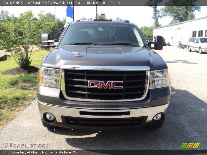 Carbon Black Metallic / Ebony 2010 GMC Sierra 3500HD SLE Crew Cab 4x4