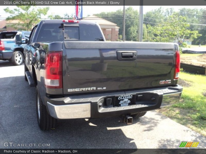 Carbon Black Metallic / Ebony 2010 GMC Sierra 3500HD SLE Crew Cab 4x4