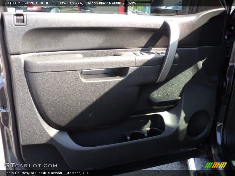 Carbon Black Metallic / Ebony 2010 GMC Sierra 3500HD SLE Crew Cab 4x4