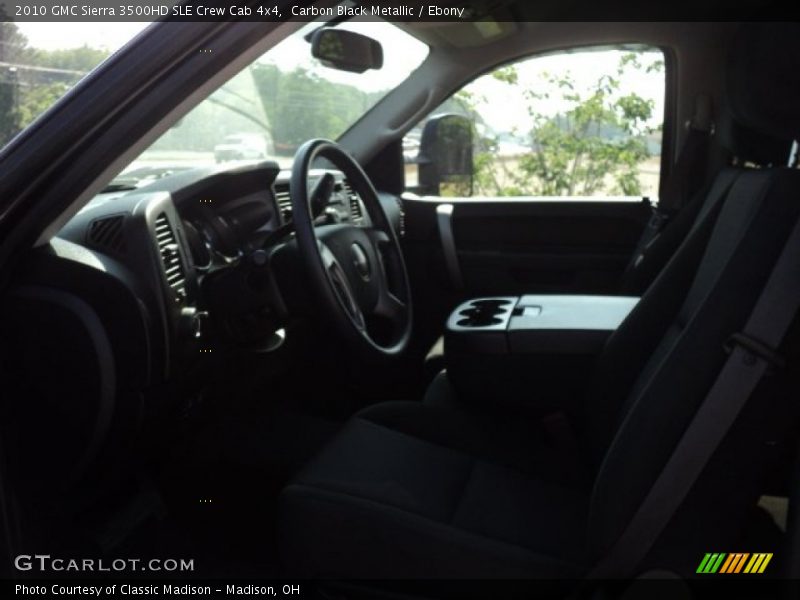 Carbon Black Metallic / Ebony 2010 GMC Sierra 3500HD SLE Crew Cab 4x4