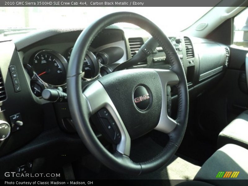 Carbon Black Metallic / Ebony 2010 GMC Sierra 3500HD SLE Crew Cab 4x4