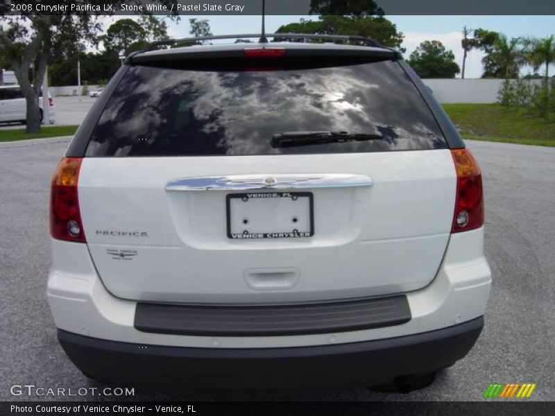 Stone White / Pastel Slate Gray 2008 Chrysler Pacifica LX