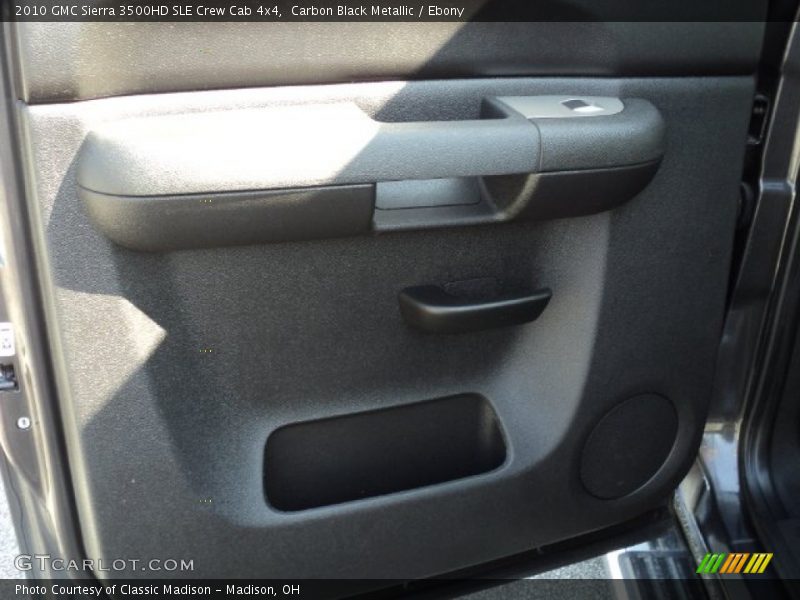 Carbon Black Metallic / Ebony 2010 GMC Sierra 3500HD SLE Crew Cab 4x4