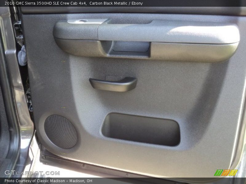 Carbon Black Metallic / Ebony 2010 GMC Sierra 3500HD SLE Crew Cab 4x4