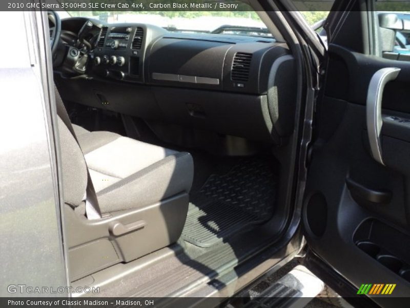 Carbon Black Metallic / Ebony 2010 GMC Sierra 3500HD SLE Crew Cab 4x4