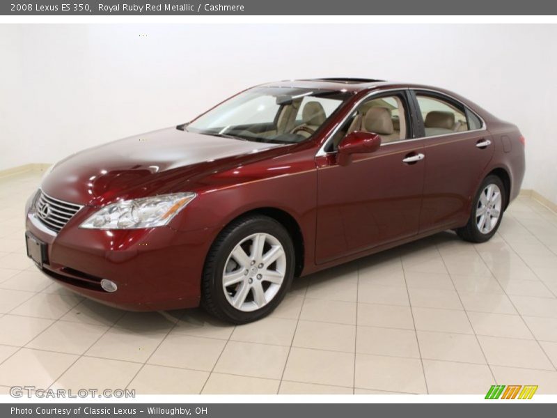 Royal Ruby Red Metallic / Cashmere 2008 Lexus ES 350