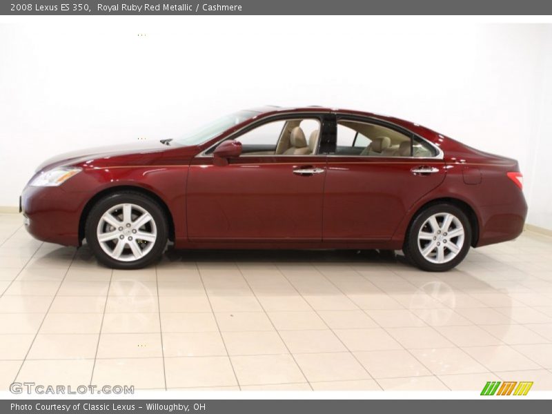 Royal Ruby Red Metallic / Cashmere 2008 Lexus ES 350