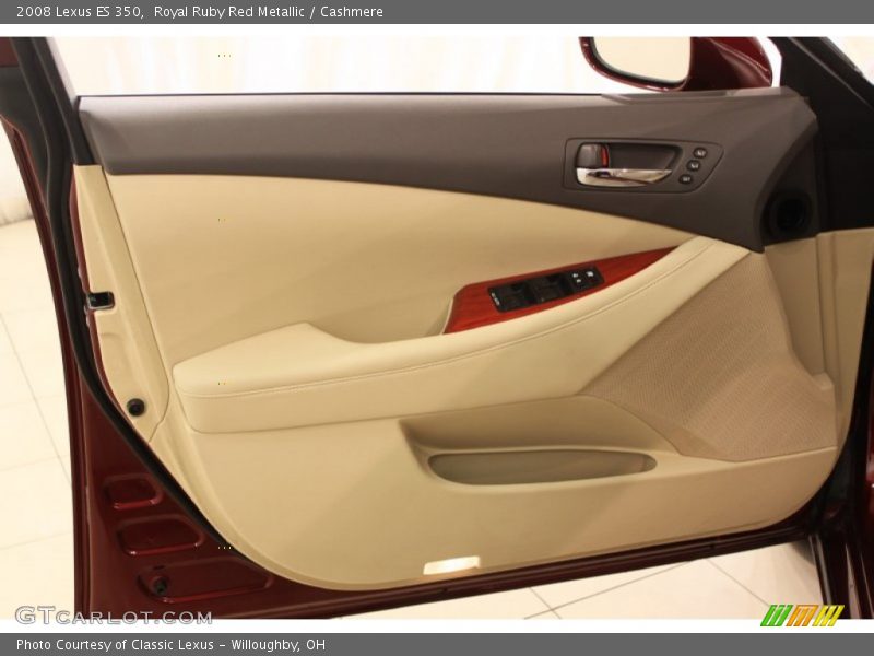 Royal Ruby Red Metallic / Cashmere 2008 Lexus ES 350