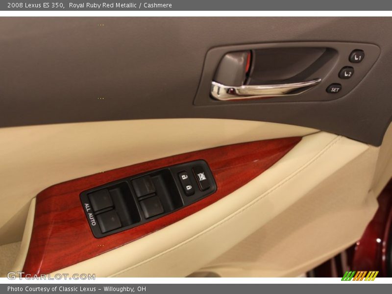 Royal Ruby Red Metallic / Cashmere 2008 Lexus ES 350