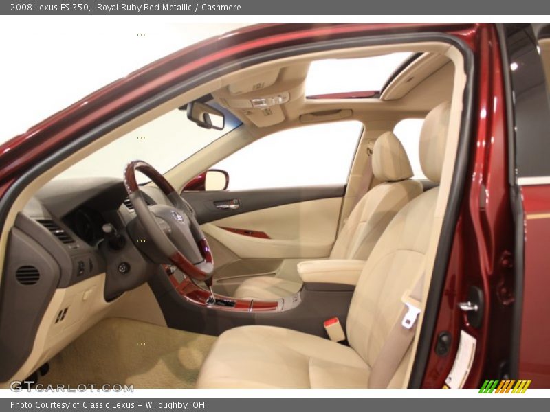 Royal Ruby Red Metallic / Cashmere 2008 Lexus ES 350