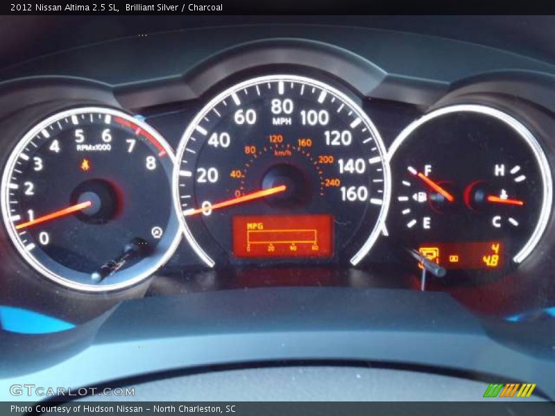 Brilliant Silver / Charcoal 2012 Nissan Altima 2.5 SL
