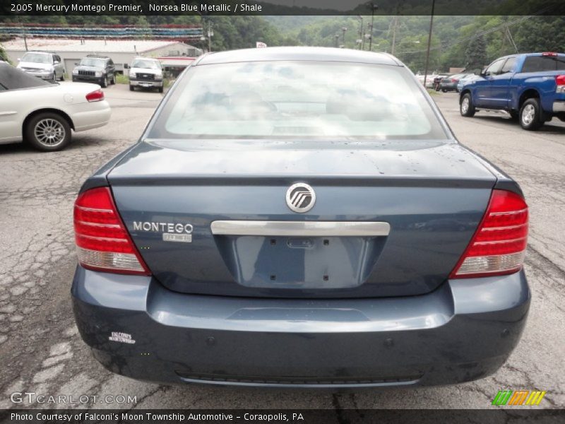 Norsea Blue Metallic / Shale 2005 Mercury Montego Premier