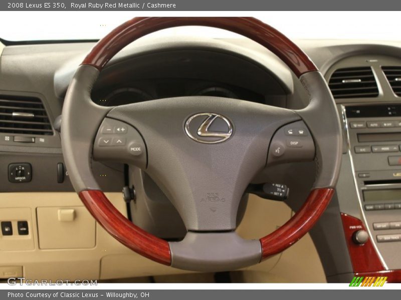 Royal Ruby Red Metallic / Cashmere 2008 Lexus ES 350