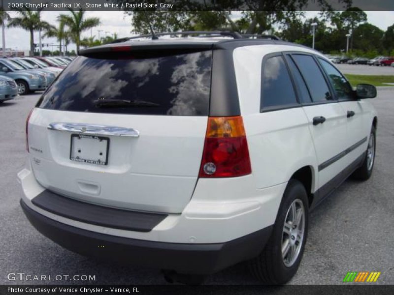 Stone White / Pastel Slate Gray 2008 Chrysler Pacifica LX