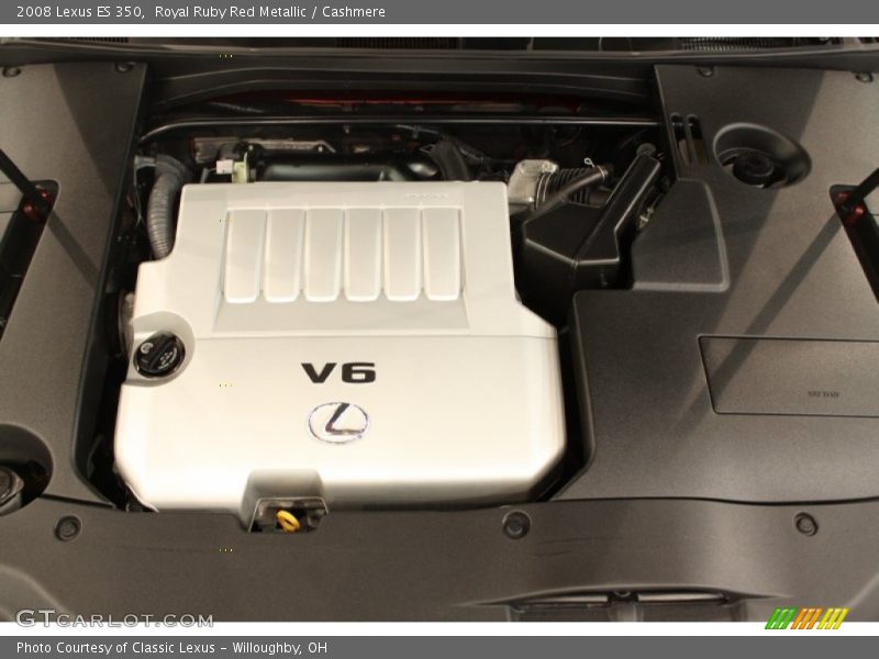 Royal Ruby Red Metallic / Cashmere 2008 Lexus ES 350