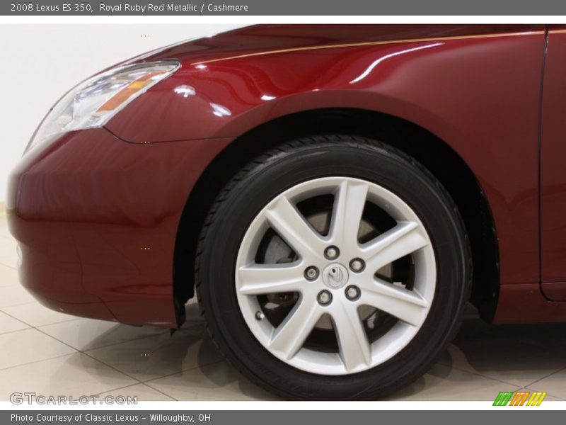 Royal Ruby Red Metallic / Cashmere 2008 Lexus ES 350