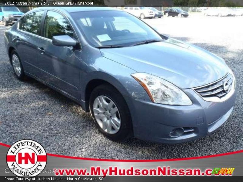 Ocean Gray / Charcoal 2012 Nissan Altima 2.5 S