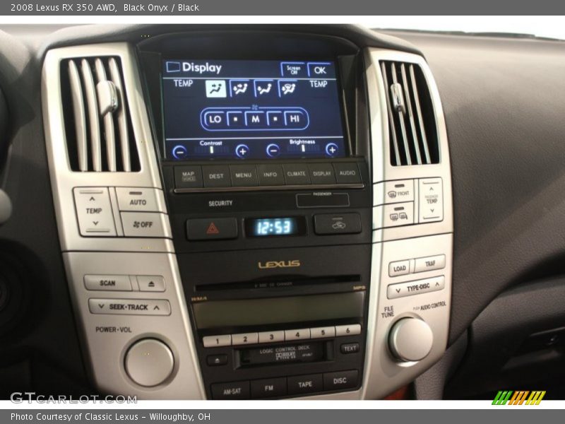 Black Onyx / Black 2008 Lexus RX 350 AWD