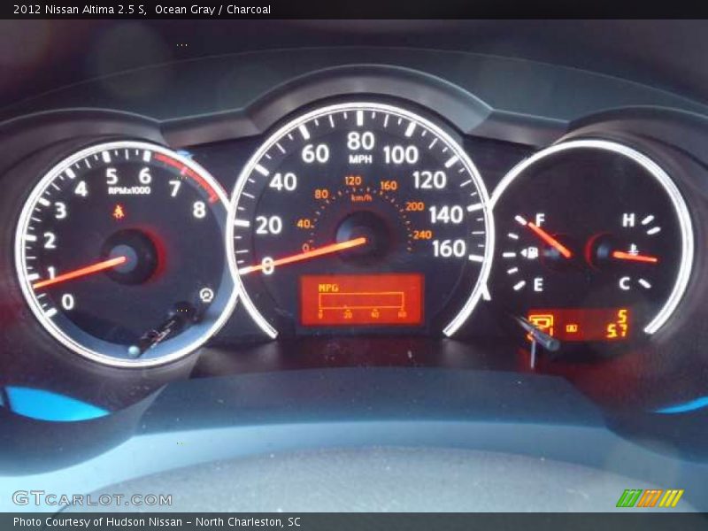 Ocean Gray / Charcoal 2012 Nissan Altima 2.5 S