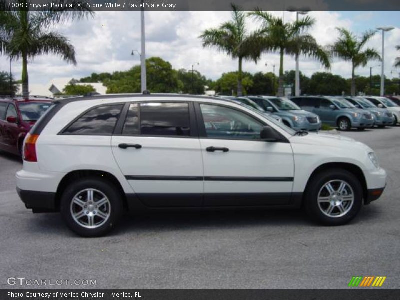 Stone White / Pastel Slate Gray 2008 Chrysler Pacifica LX