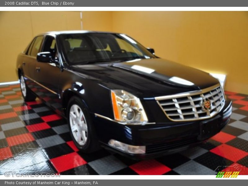 Blue Chip / Ebony 2008 Cadillac DTS