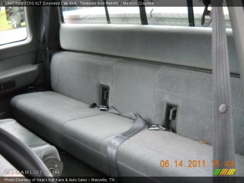 Toreador Red Metallic / Medium Graphite 1997 Ford F250 XLT Extended Cab 4x4