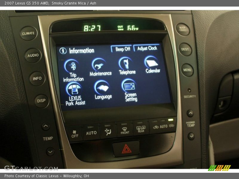 Smoky Granite Mica / Ash 2007 Lexus GS 350 AWD