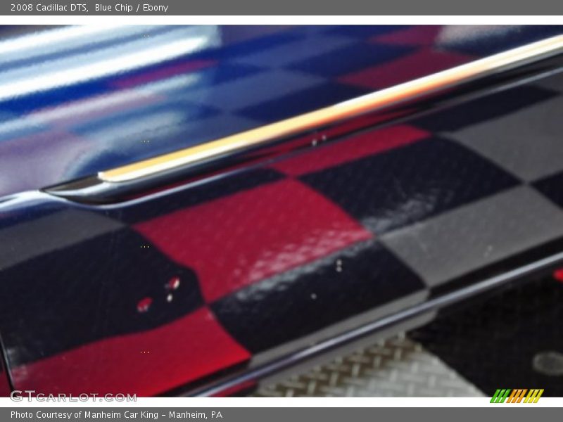 Blue Chip / Ebony 2008 Cadillac DTS