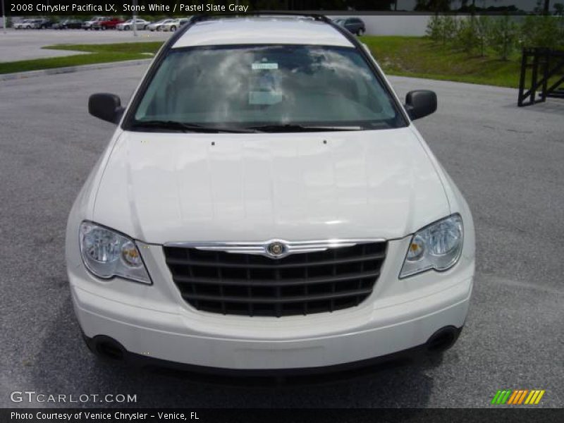 Stone White / Pastel Slate Gray 2008 Chrysler Pacifica LX