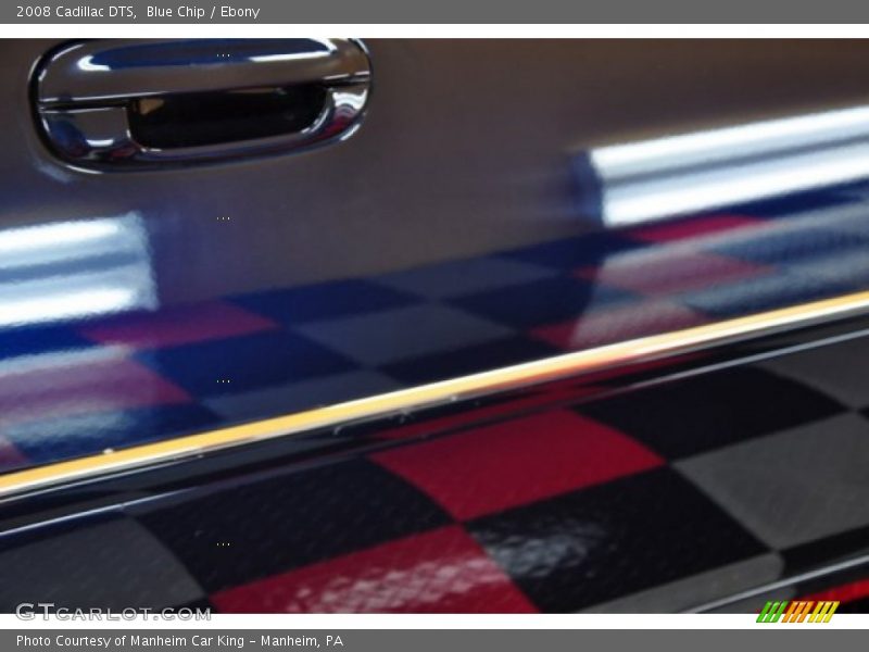 Blue Chip / Ebony 2008 Cadillac DTS