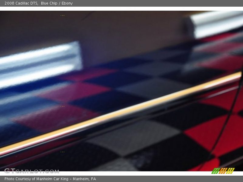 Blue Chip / Ebony 2008 Cadillac DTS