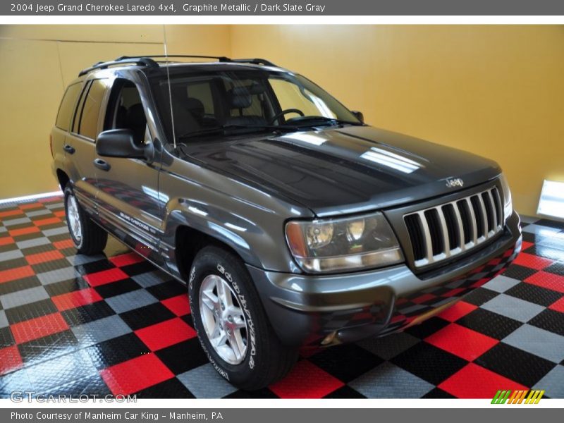 Graphite Metallic / Dark Slate Gray 2004 Jeep Grand Cherokee Laredo 4x4