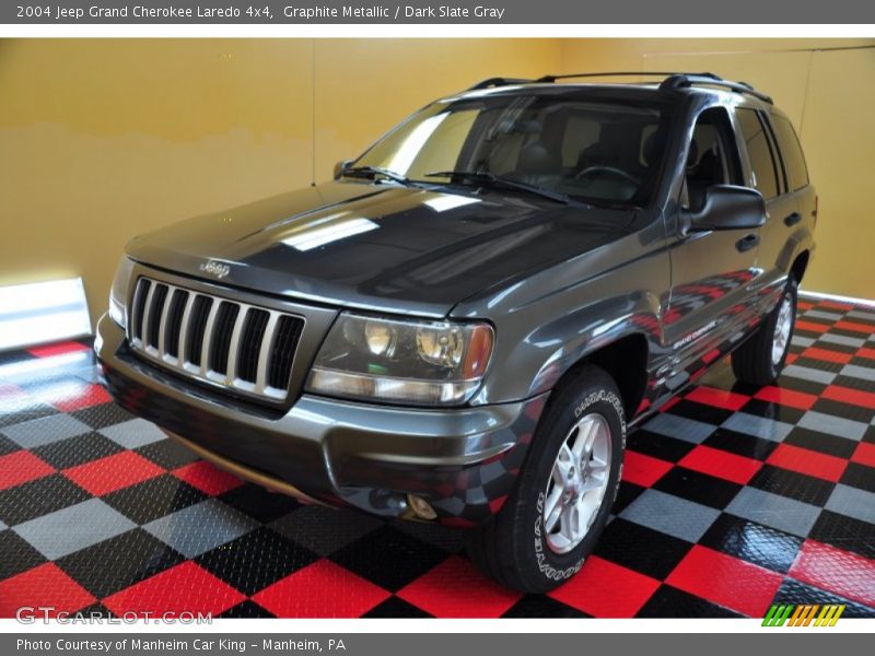 Graphite Metallic / Dark Slate Gray 2004 Jeep Grand Cherokee Laredo 4x4