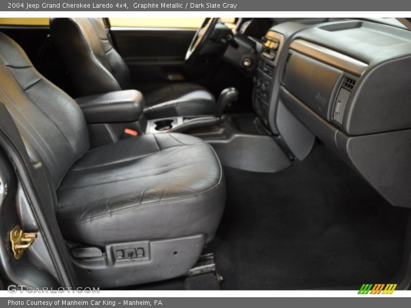 Graphite Metallic / Dark Slate Gray 2004 Jeep Grand Cherokee Laredo 4x4