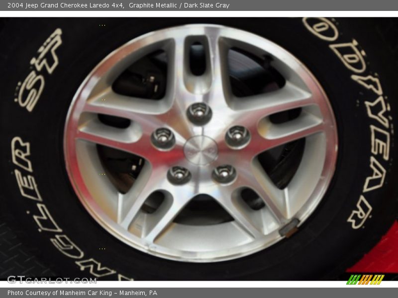 Graphite Metallic / Dark Slate Gray 2004 Jeep Grand Cherokee Laredo 4x4