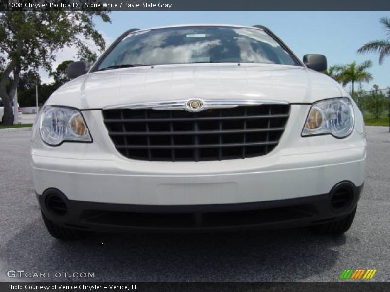 Stone White / Pastel Slate Gray 2008 Chrysler Pacifica LX
