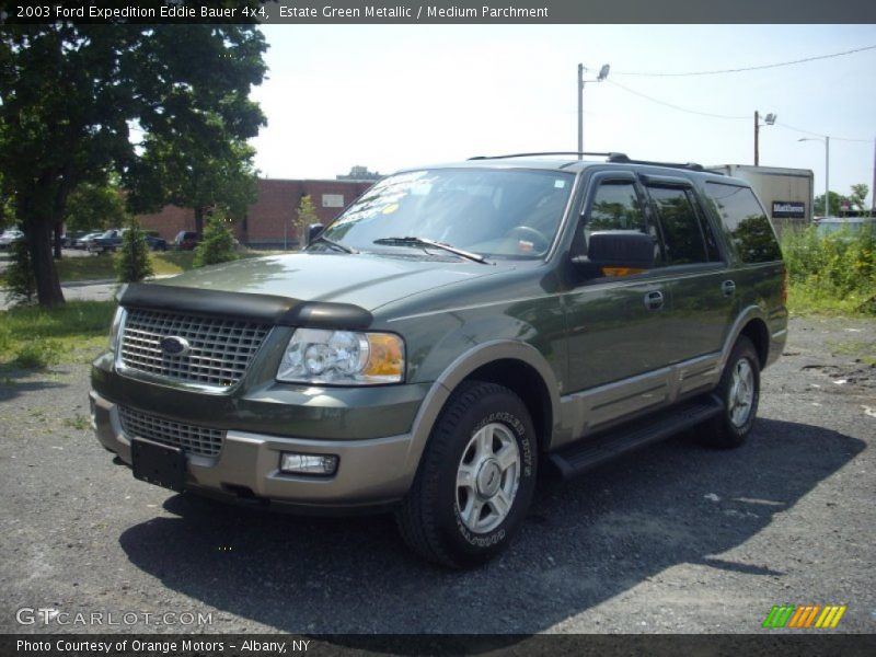 Estate Green Metallic / Medium Parchment 2003 Ford Expedition Eddie Bauer 4x4