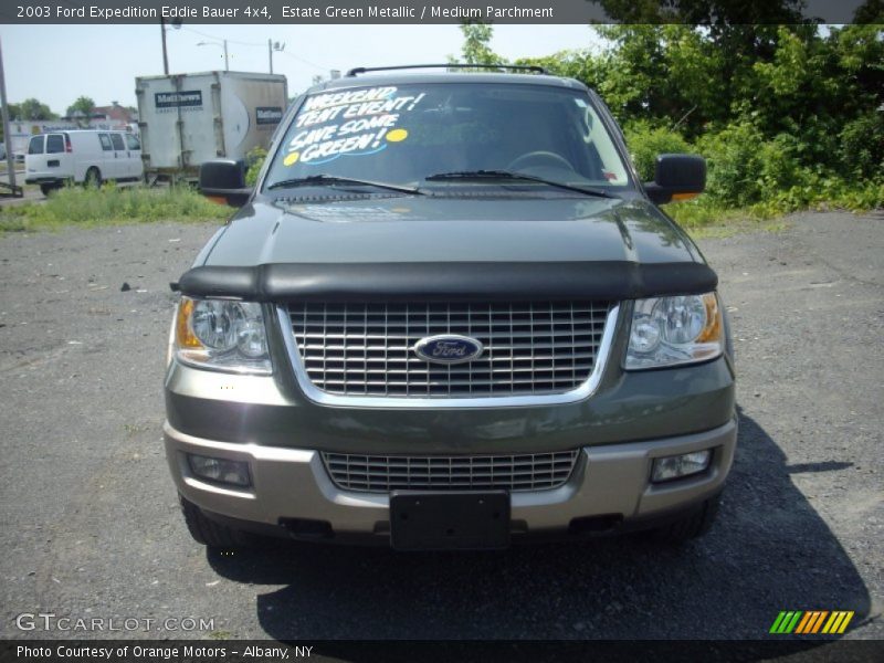 Estate Green Metallic / Medium Parchment 2003 Ford Expedition Eddie Bauer 4x4