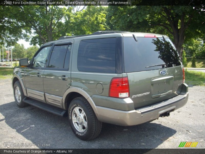 Estate Green Metallic / Medium Parchment 2003 Ford Expedition Eddie Bauer 4x4