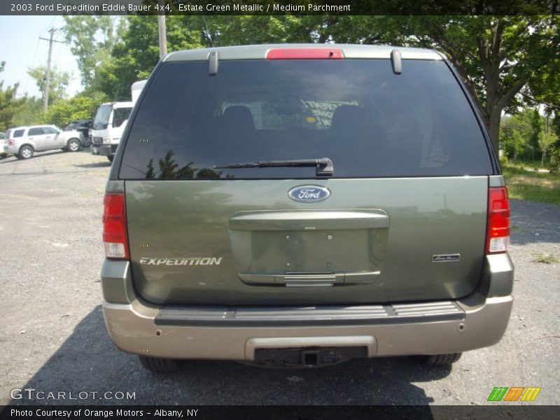 Estate Green Metallic / Medium Parchment 2003 Ford Expedition Eddie Bauer 4x4