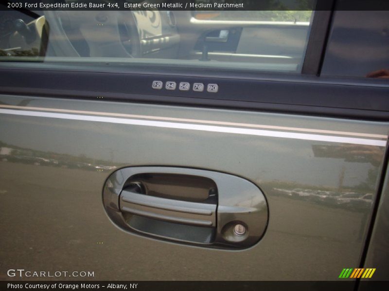 Estate Green Metallic / Medium Parchment 2003 Ford Expedition Eddie Bauer 4x4