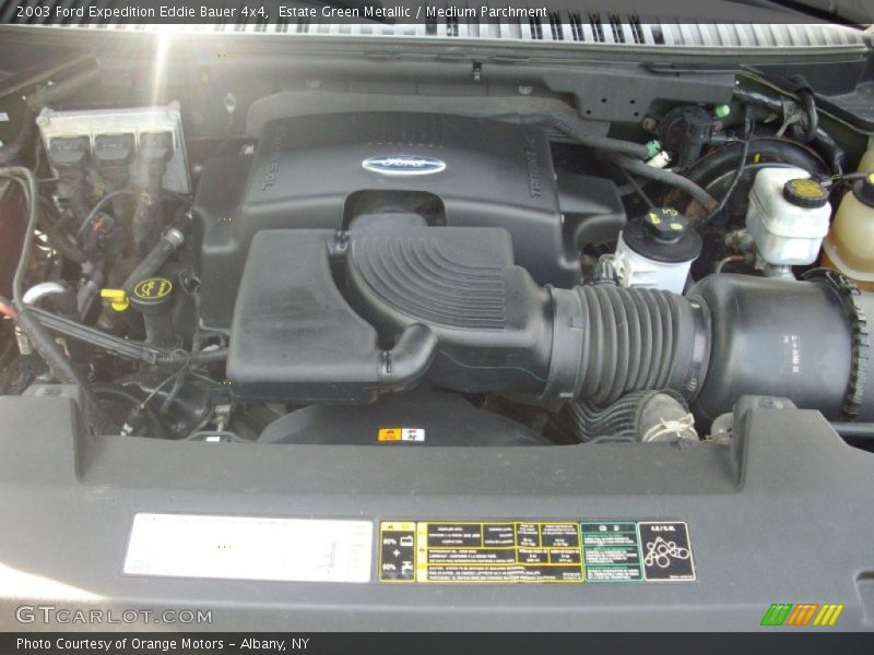 Estate Green Metallic / Medium Parchment 2003 Ford Expedition Eddie Bauer 4x4