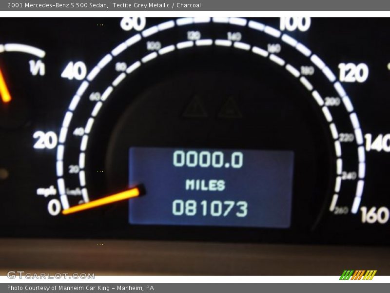 Tectite Grey Metallic / Charcoal 2001 Mercedes-Benz S 500 Sedan